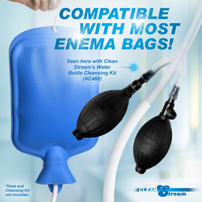 The CleanStream Silicone Inflatable Double Bulb System