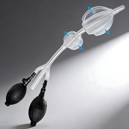 The CleanStream Silicone Inflatable Double Bulb System