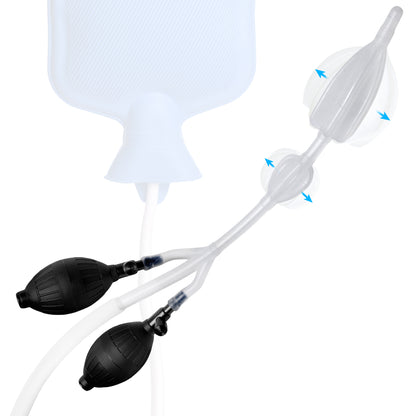 The CleanStream Silicone Inflatable Double Bulb System