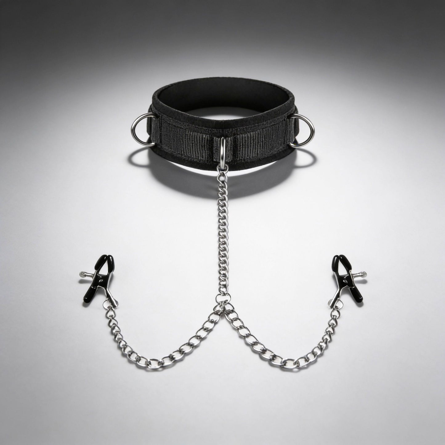 Submission Collar and Nipple Clamps