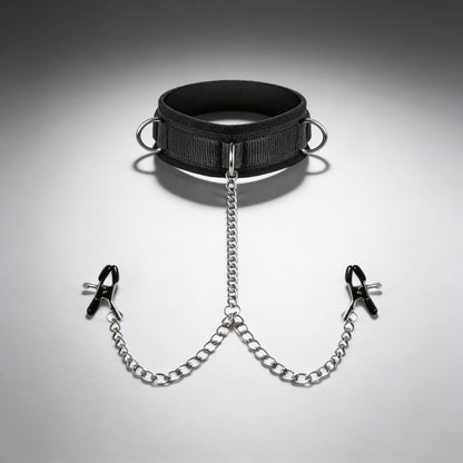 Submission Collar and Nipple Clamps