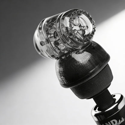 Black Vibra Cup Wand Attachment