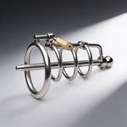Gates of Hell Stainless Steel Adjustable Cum Through Sound Cage