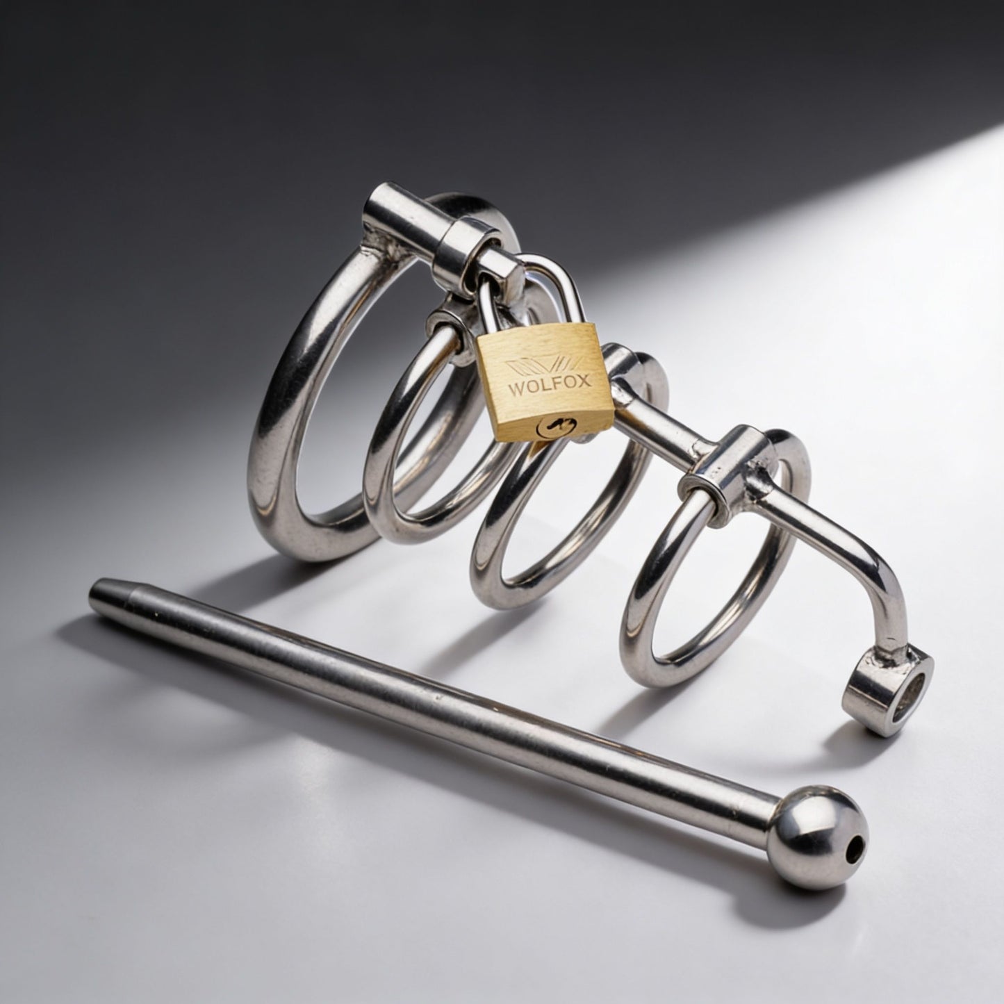 Gates of Hell Stainless Steel Adjustable Cum Through Sound Cage