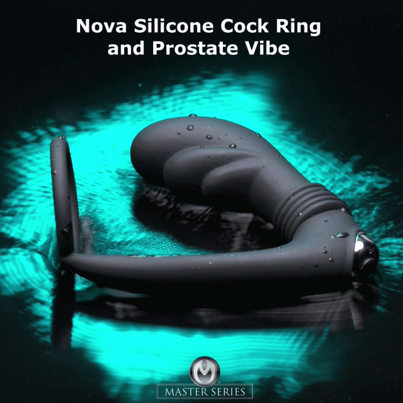 Nova Silicone Cock Ring and Prostate Vibe