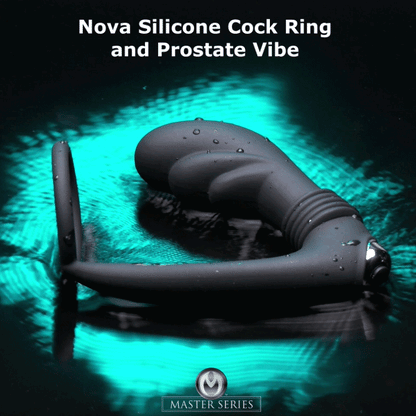 Nova Silicone Cock Ring and Prostate Vibe