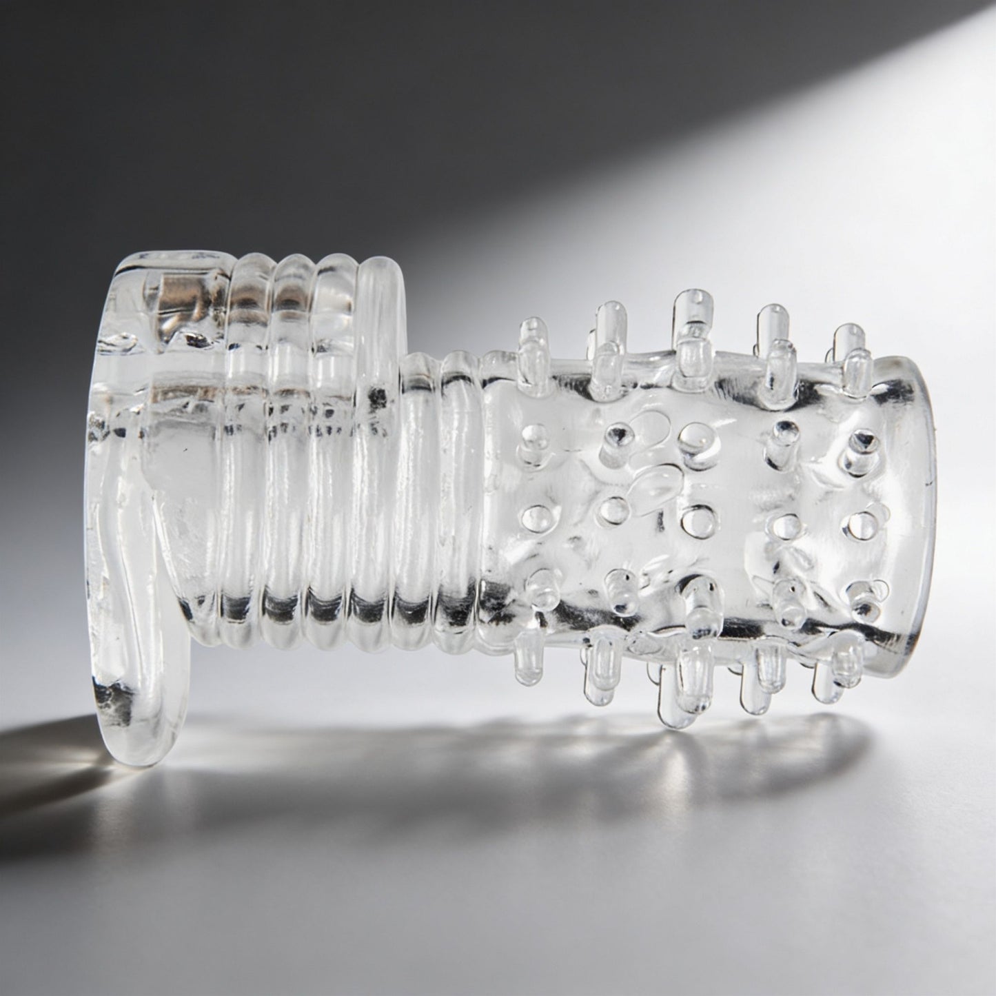 Clear Sensations Vibrating Textured Erection Sleeve