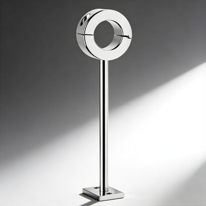 Locking Mounted CBT Scrotum Cuff with Bar