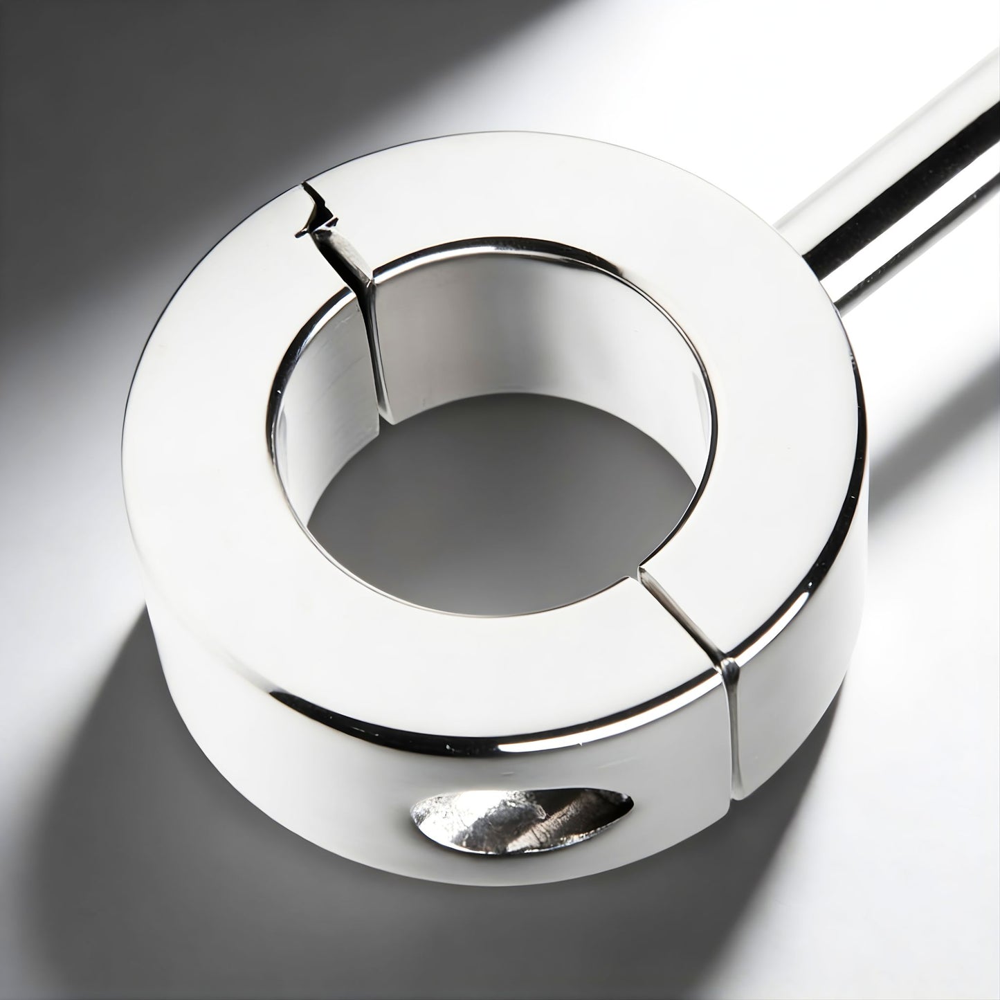 Locking Mounted CBT Scrotum Cuff with Bar