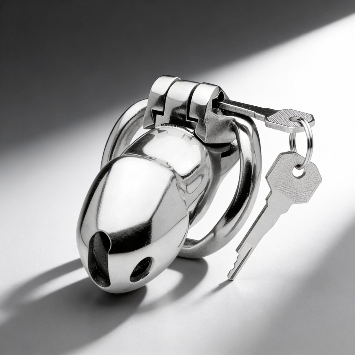 Rikers 24-7 Stainless Steel Locking Chastity Cage