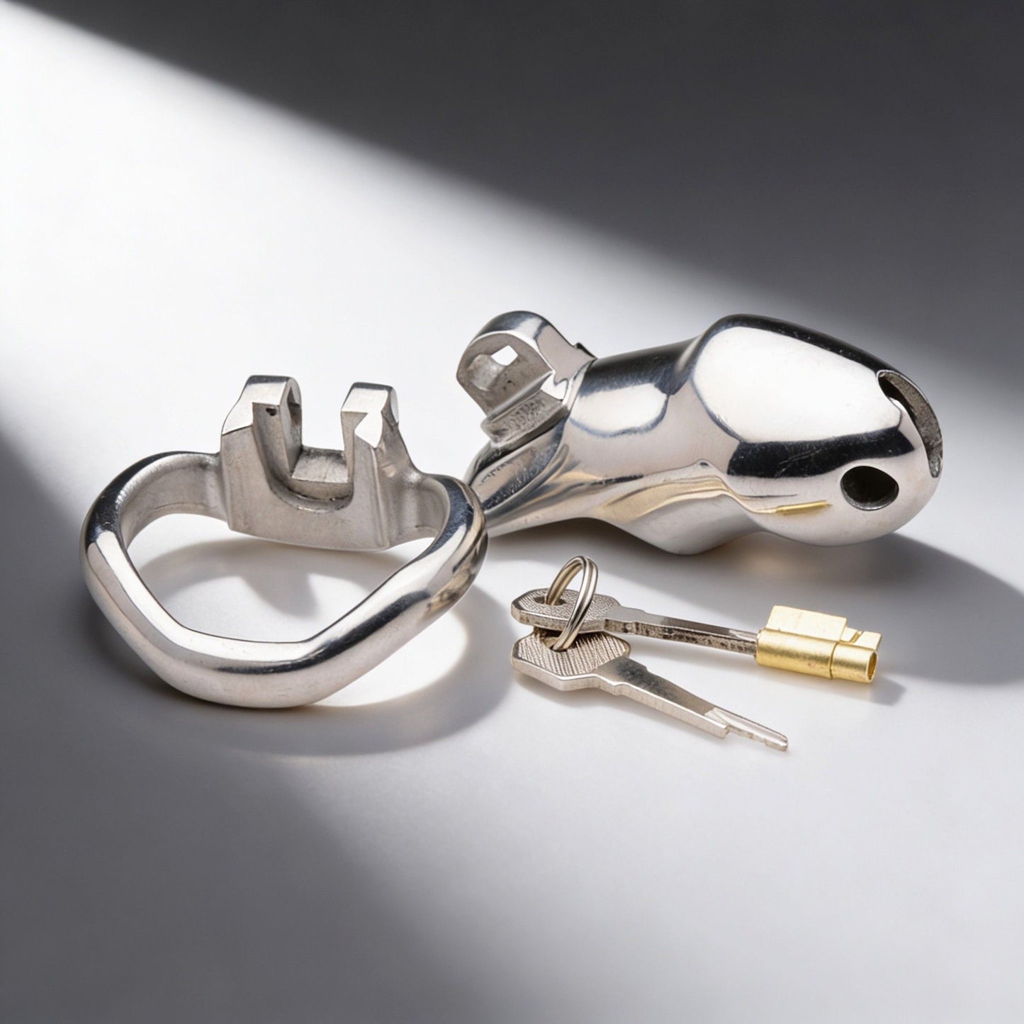 Rikers 24-7 Stainless Steel Locking Chastity Cage