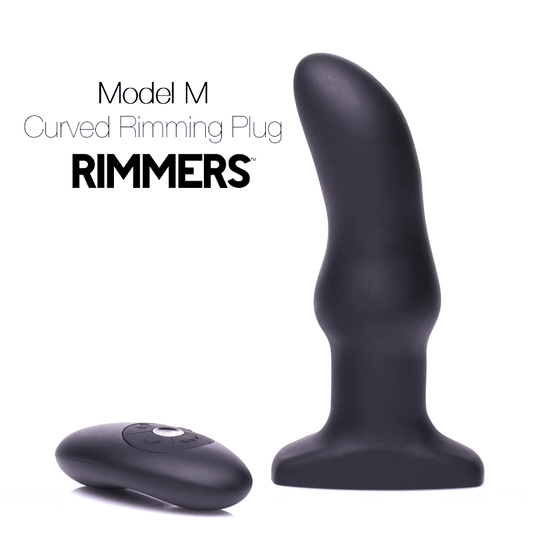 Rimmers Model M Curved Rimming Plug with Remote