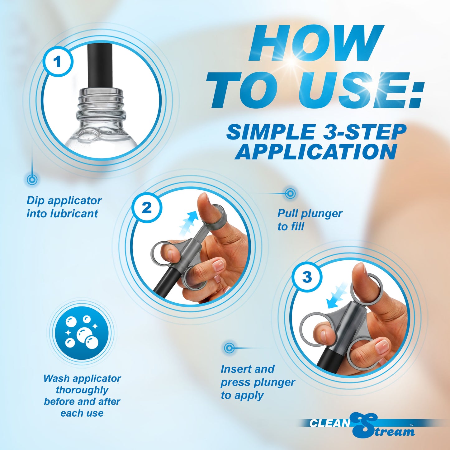 Smooth Silicone Lubricant Launcher
