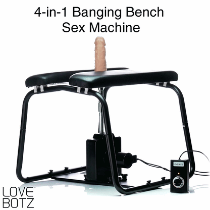 4 in 1 Banging Bench with Sex Machine