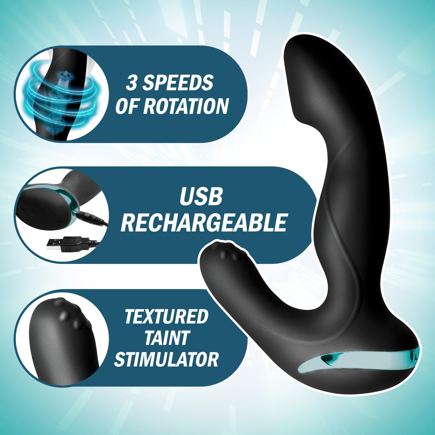 Mega Maverick 10X Rotating Vibrating Prostate Stimulator Boyzshop Mega Maverick 10X Rotating Vibrating Prostate Stimulator Boyzshop