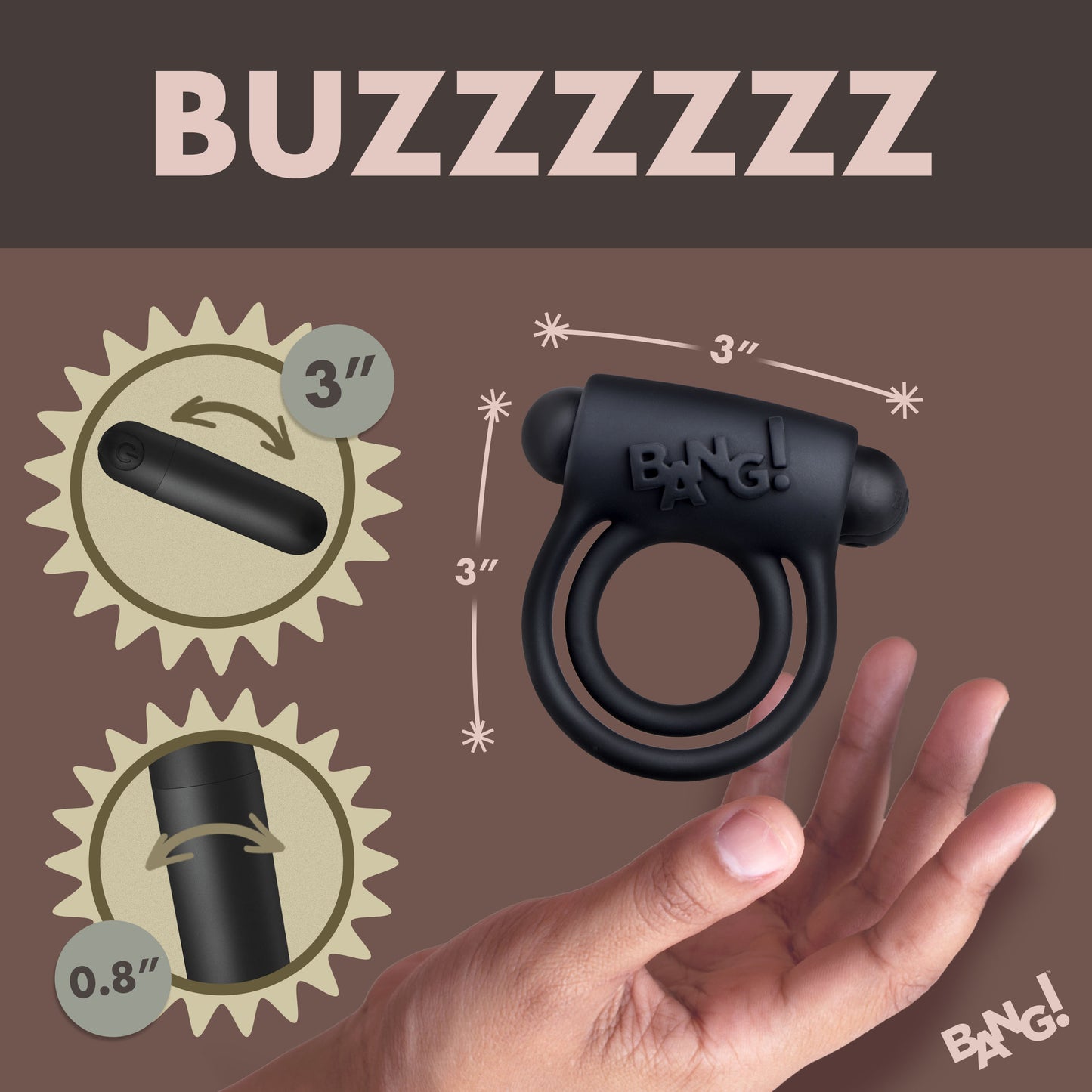 Remote Control 28X Vibrating Cock Ring and Bullet Boyzshop Remote Control 28X Vibrating Cock Ring and Bullet Boyzshop