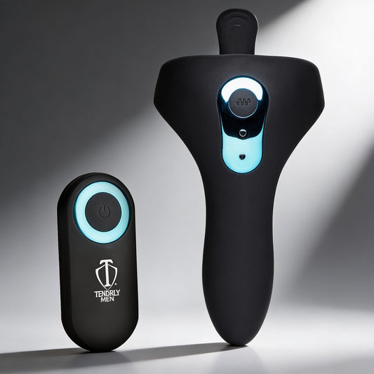 Power Taint 7X Silicone Cock and Ball Ring with Remote
