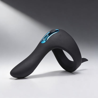 Power Taint 7X Silicone Cock and Ball Ring with Remote
