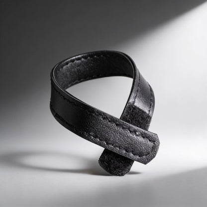 Leather and Velcro Cock Ring