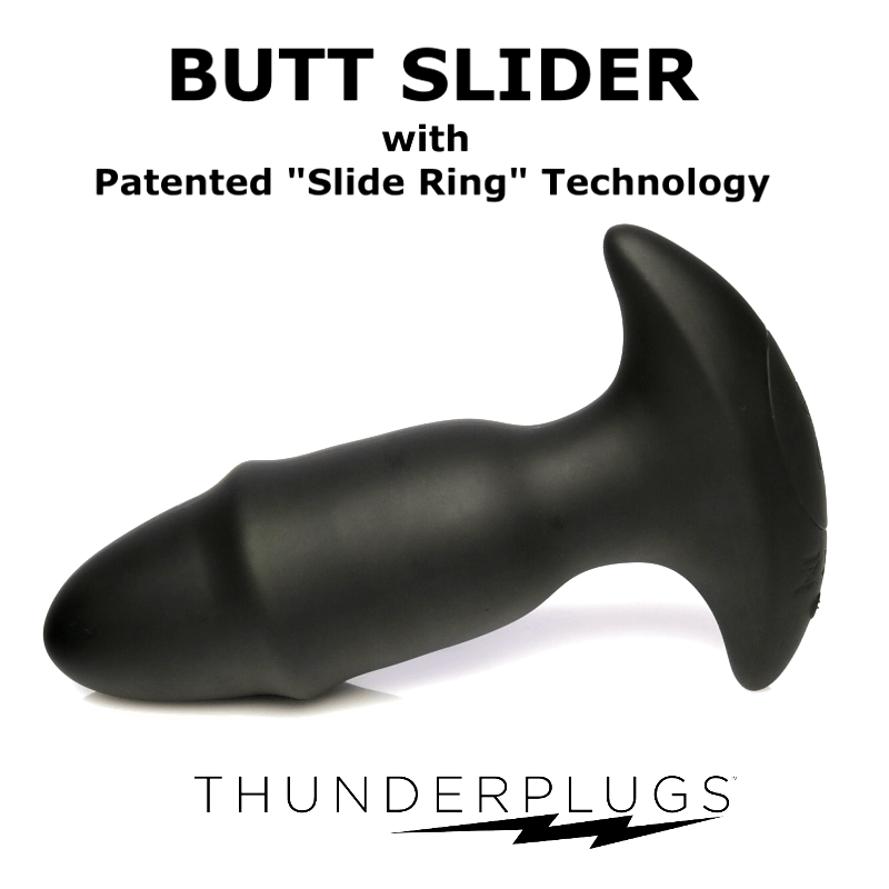 10X Sliding Ring Silicone Missile Plug with Remote