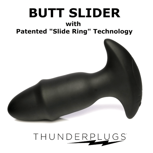 10X Sliding Ring Silicone Missile Plug with Remote