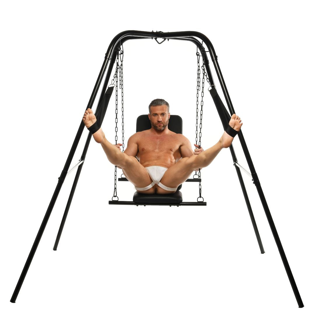 Throne Adjustable Sex Swing with Stand
