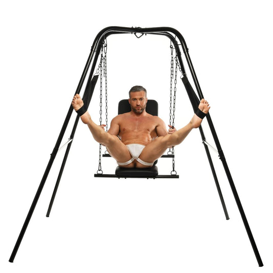 Throne Adjustable Sex Swing with Stand
