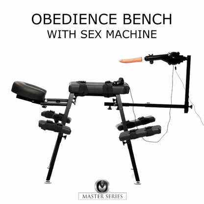 Obedience Chair with Sex Machine