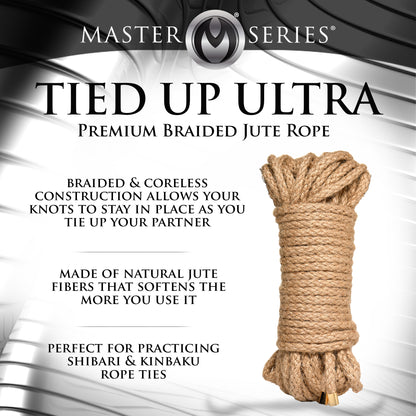 50ft Premium Braided Jute Bondage Rope