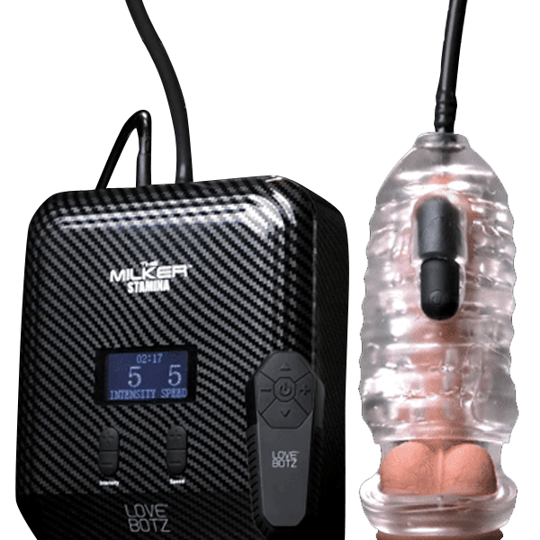 the milker sex toy The Milker Stamina with Automatic Stroking, Suction and Vibration – Boyzshop