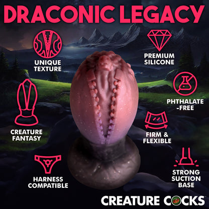 Large Dragon Hatch Silicone Egg + Free Lubricant