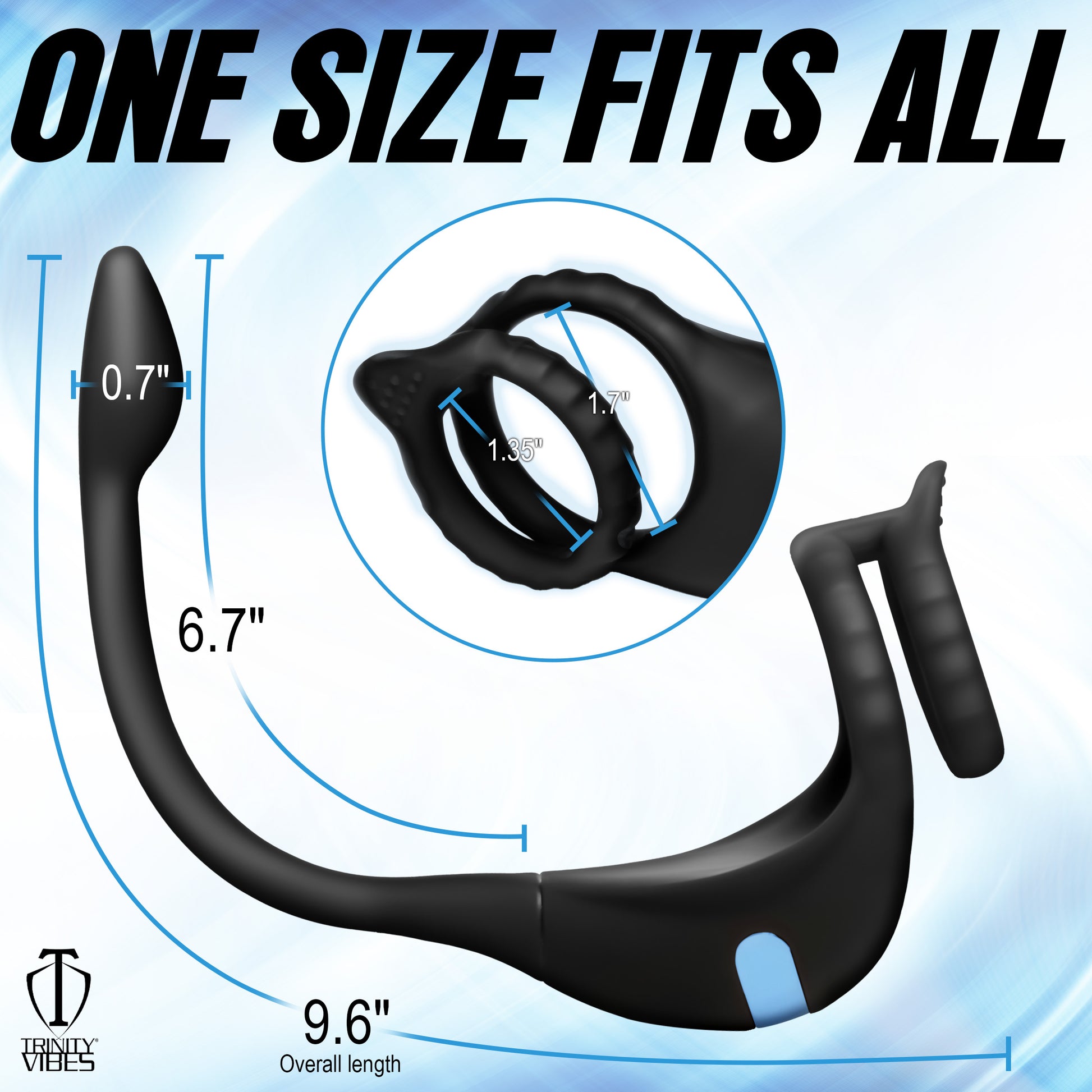 Vibrating Silicone Cock Ring and Anal Stimulator Boyzshop Vibrating Silicone Cock Ring and Anal Stimulator Boyzshop