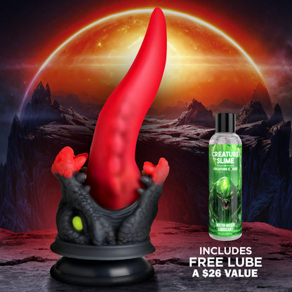 Dragon Roar Silicone Dildo + Free Lubricant