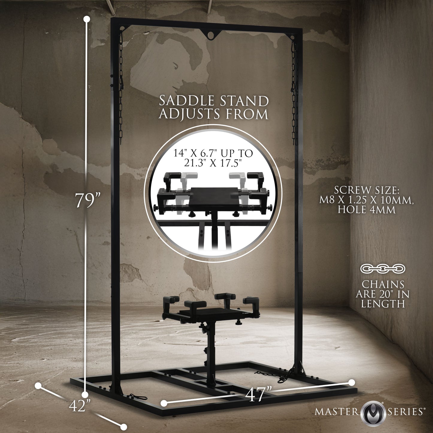 Pleasure Post Saddle Frame