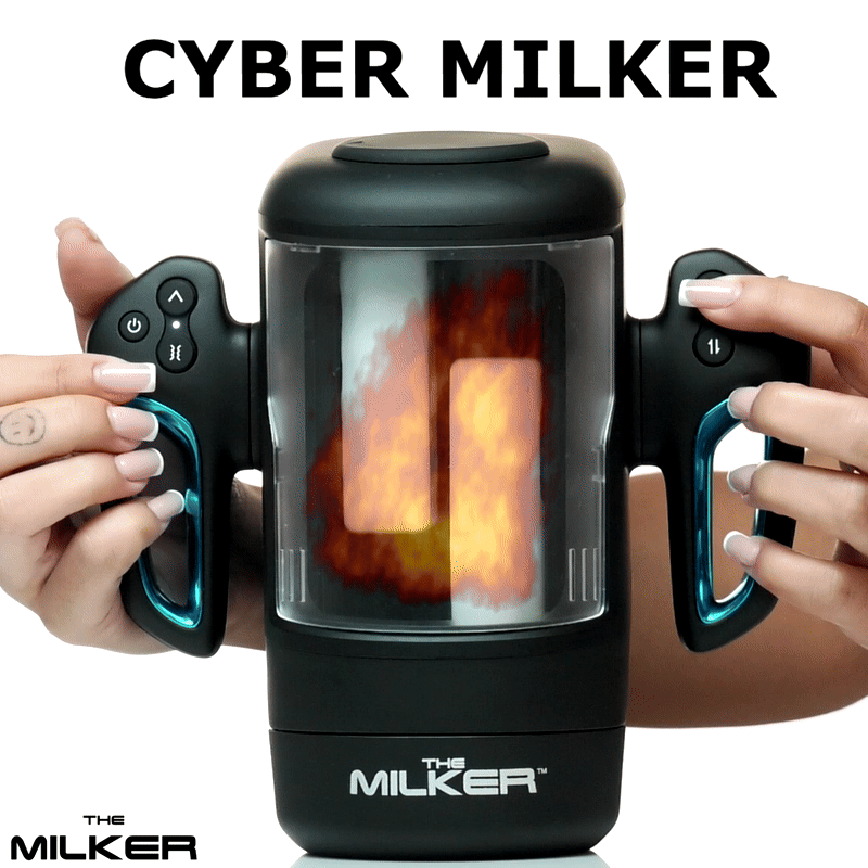 Cyber Milker Stroking & Vibrating Masturbator