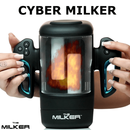 Cyber Milker Stroking & Vibrating Masturbator