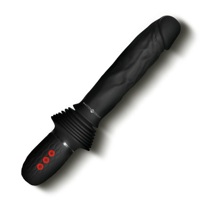 The Ultimate Power Pounder | Vibrating & Thrusting Silicone Dildo w/ Remote
