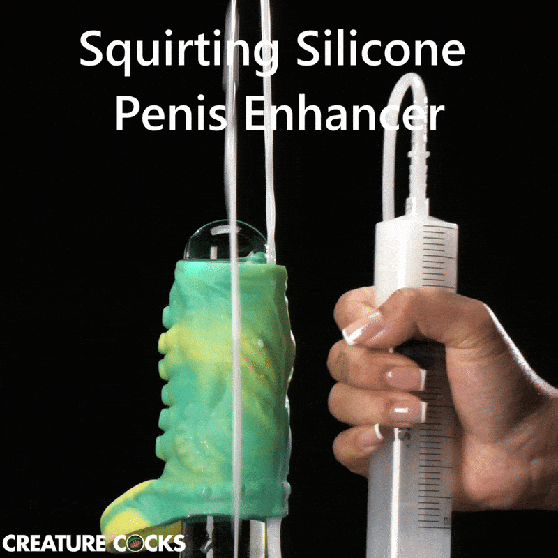 Tentacle Squirting Silicone Penis Enhancer