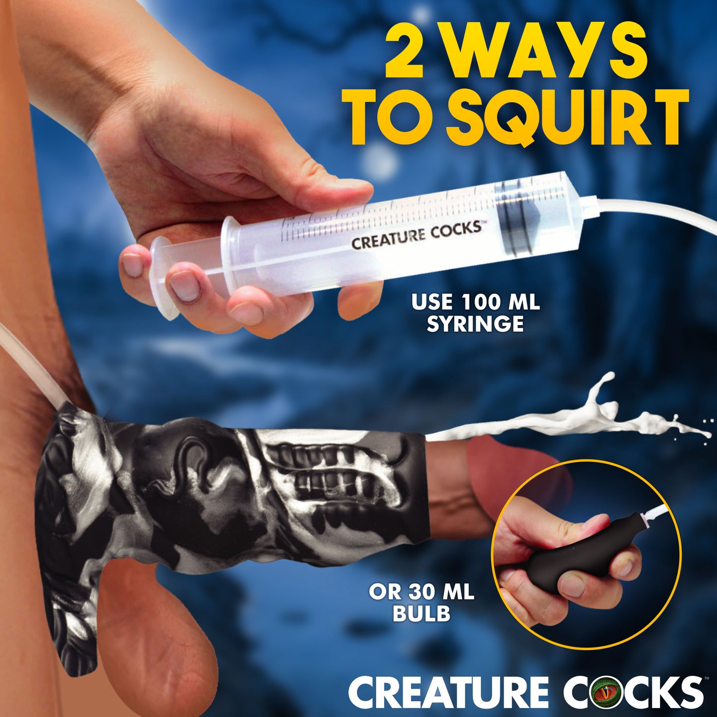 Squirting Silicone Penis Enhancer
