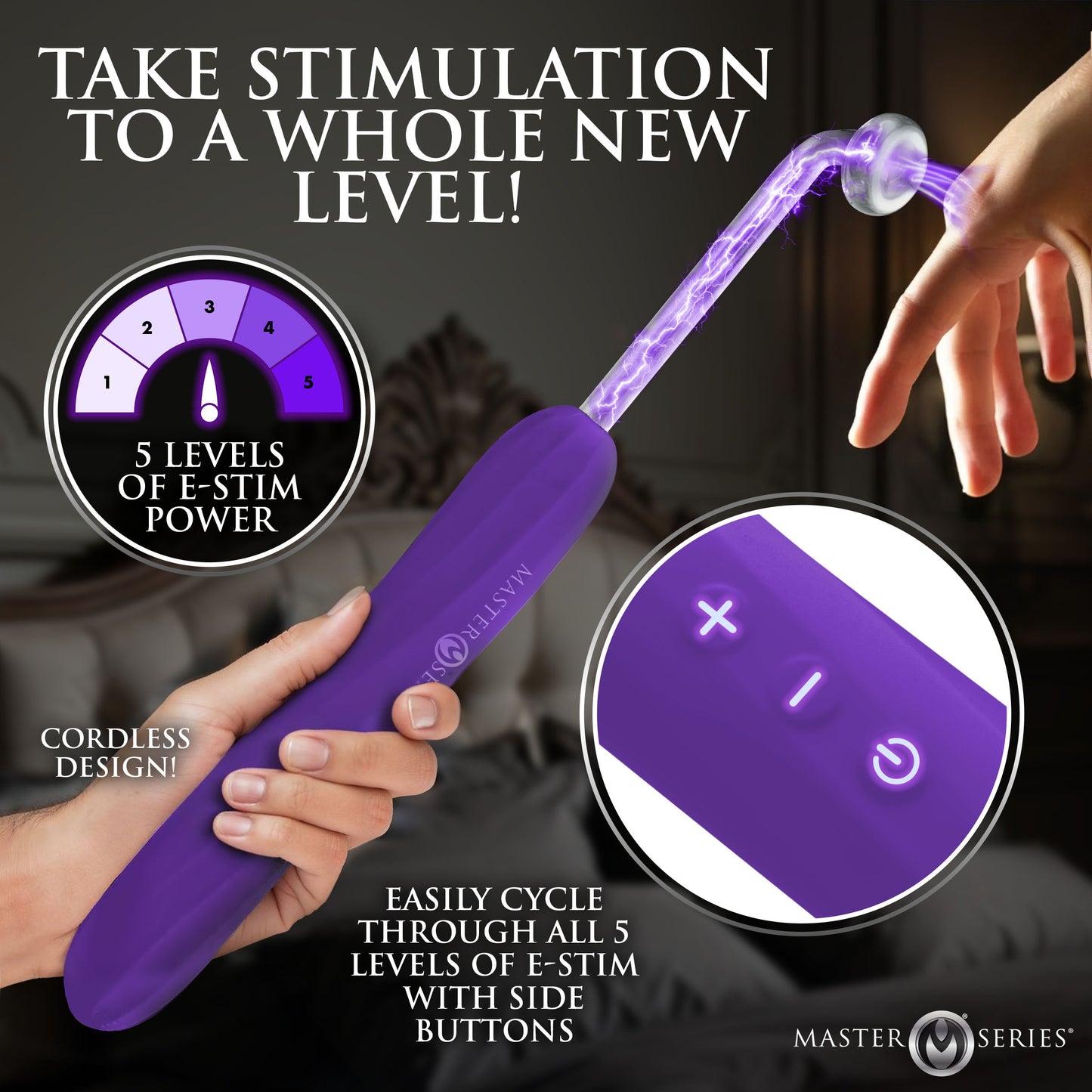 Elektra Rechargeable Violet Wand