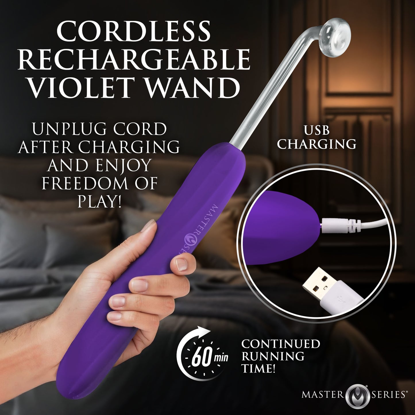 Elektra Rechargeable Violet Wand