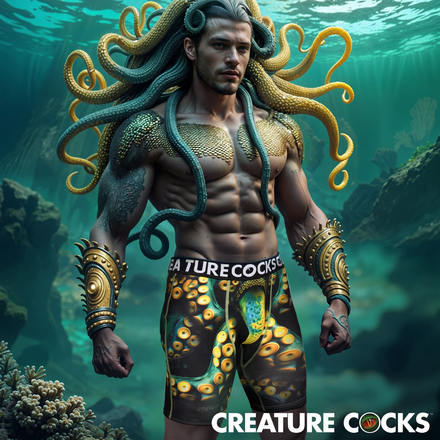 Monstropus Tentacled Monster Boxer Shorts