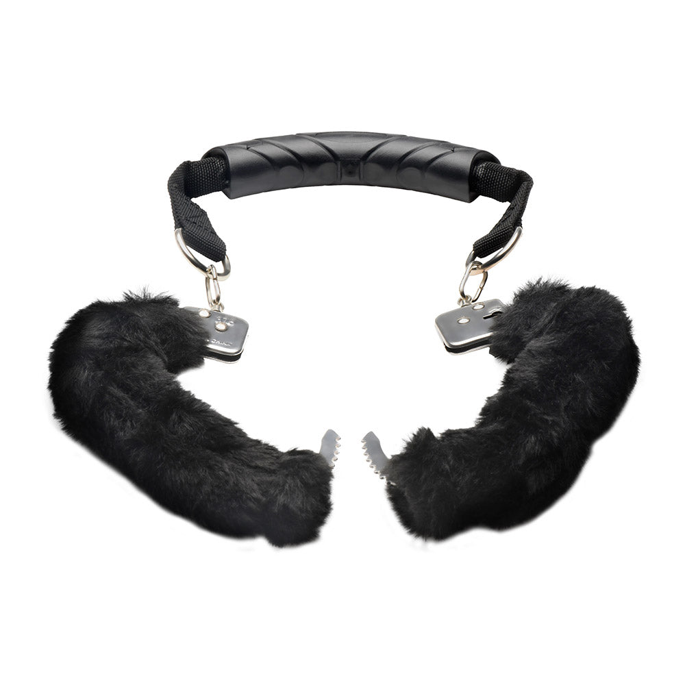 The Handler Furry Handcuffs with Handle