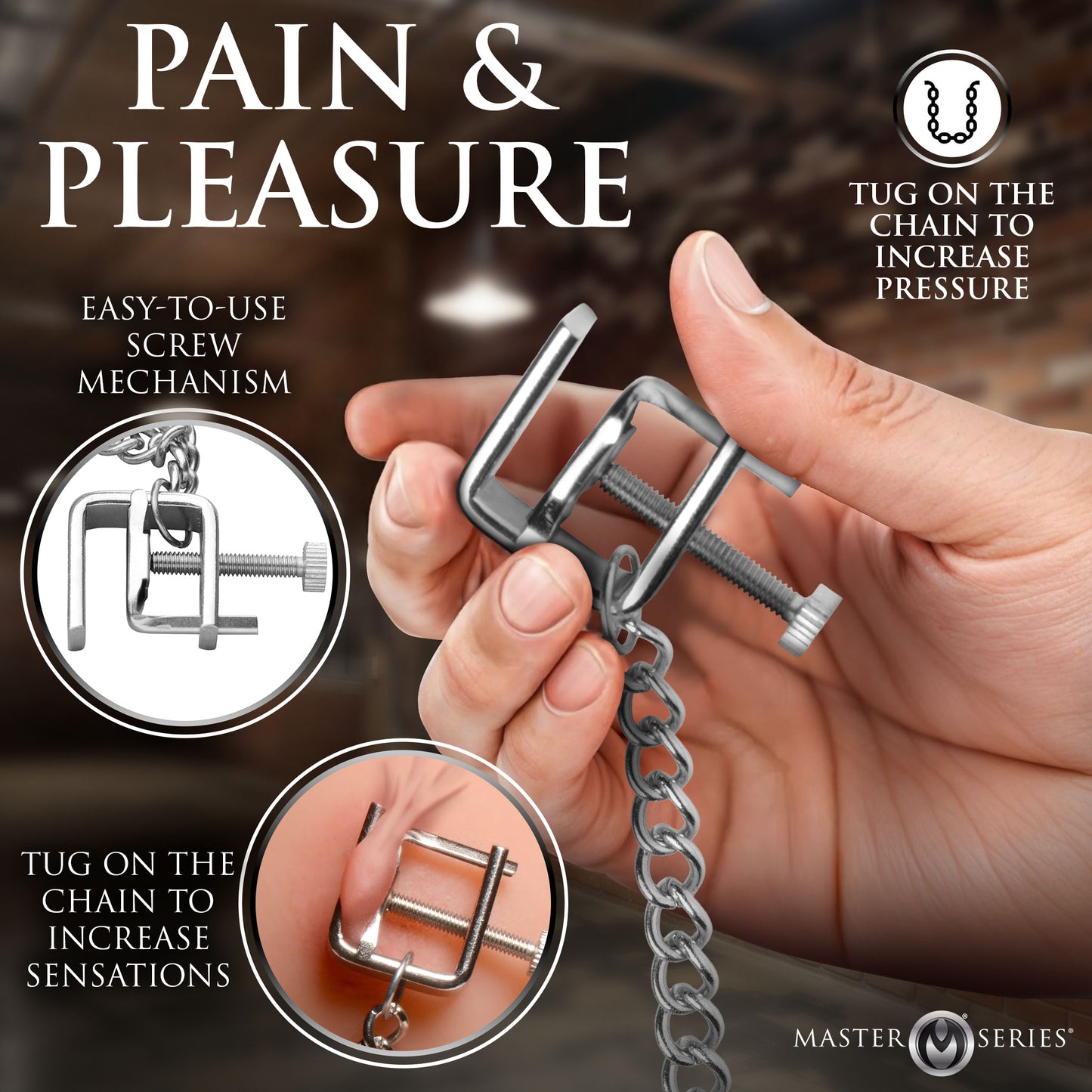 Pressure Vice Metal Nipple Clamps