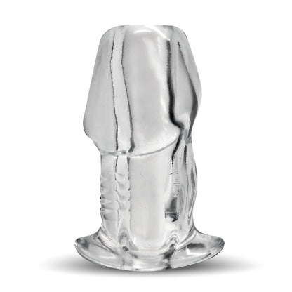 Dicked Clear Hollow Anal Plug