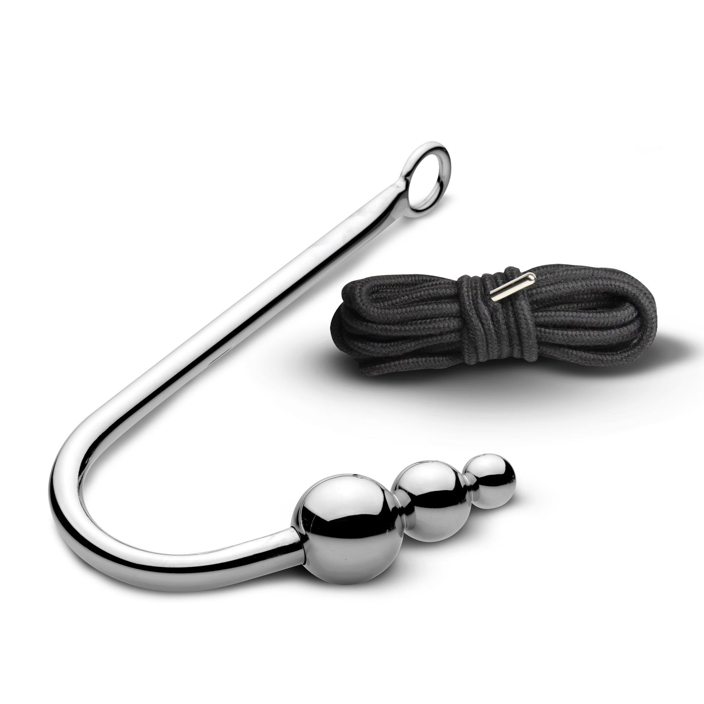 Beaded Anal Hook with Rope