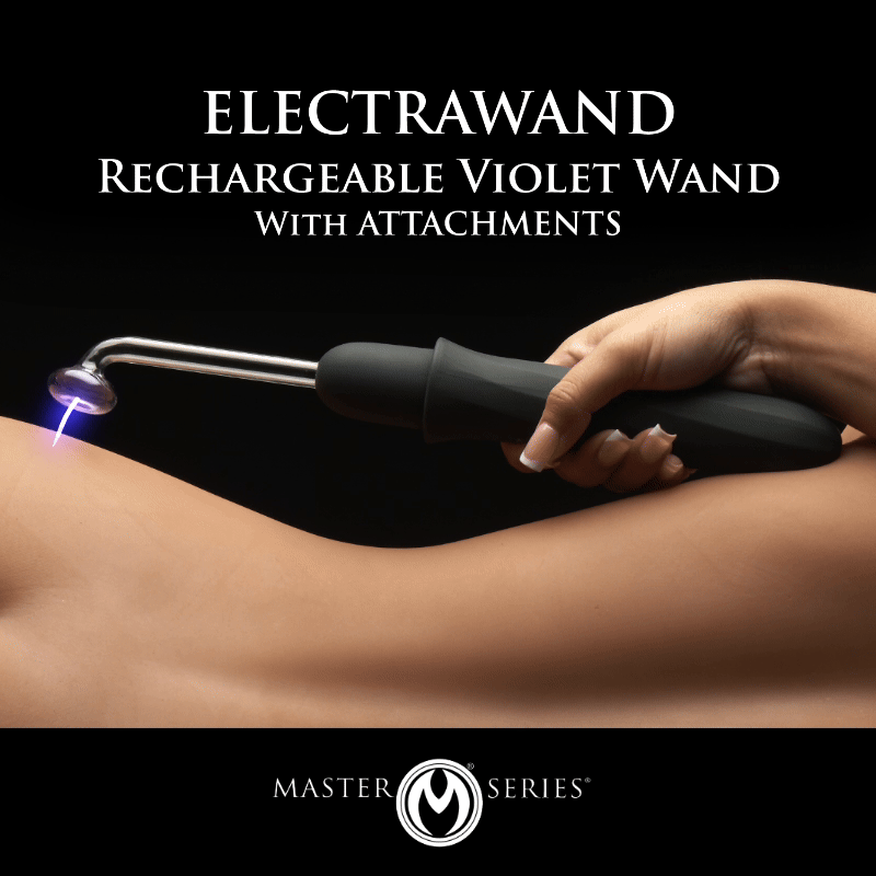 Elektrawand Rechargeable Violet Wand w/ Attachments