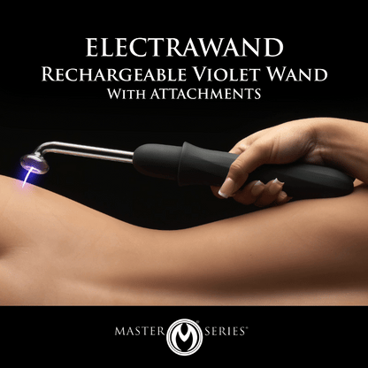Elektrawand Rechargeable Violet Wand w/ Attachments