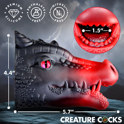 best dragon fantasy silicone masturbator for gay solo Drago Creature Cocks ash kink