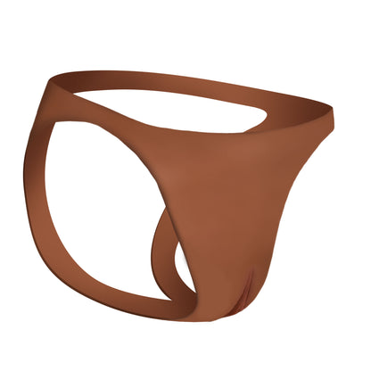 Pussy Strap Silicone Vagina Jockstrap